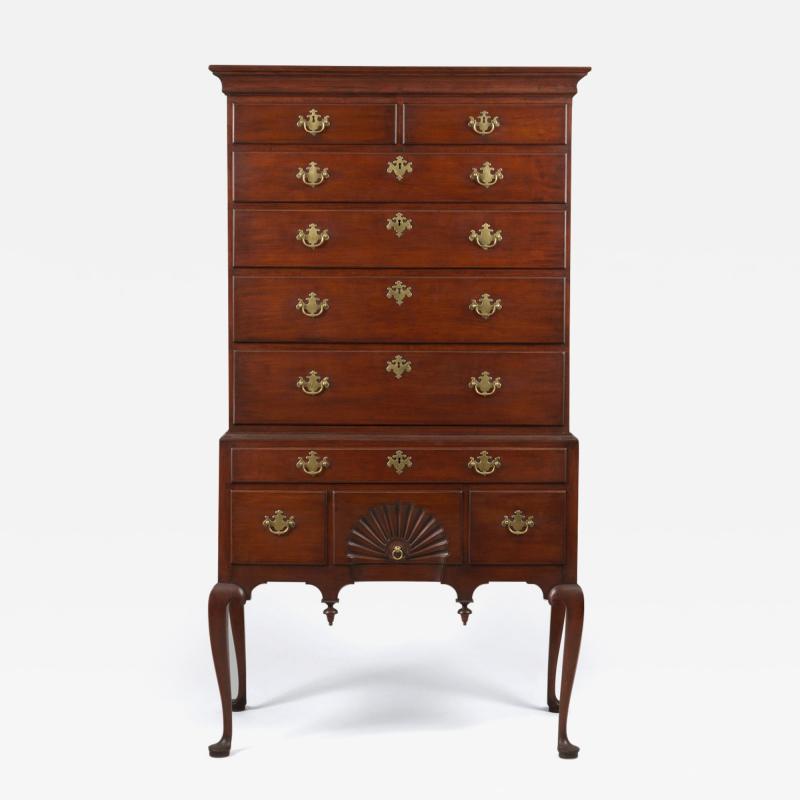 REUBEN EVANS A Rare Signed Highboy