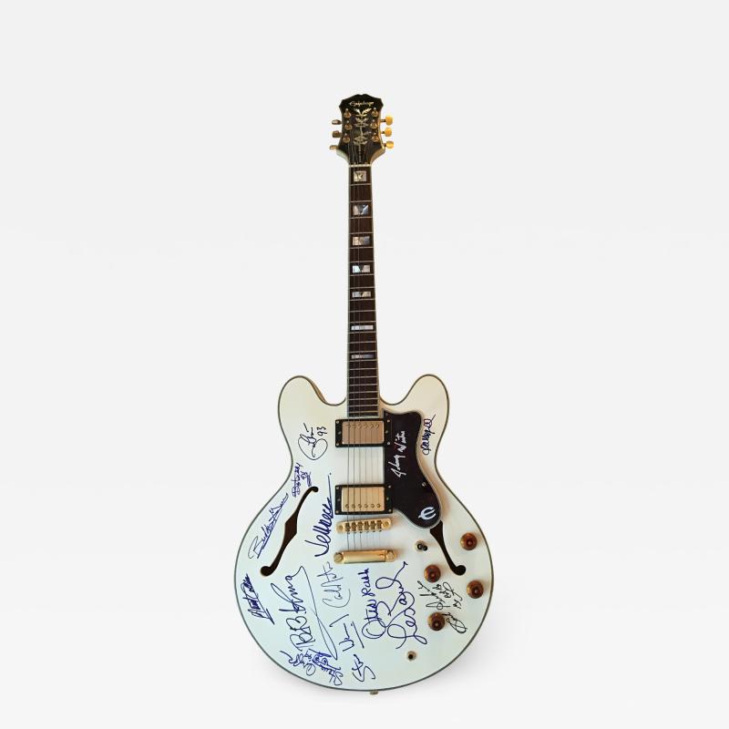 ROCK AND ROLL LEGENDS AUTOGRAPHED GUITAR