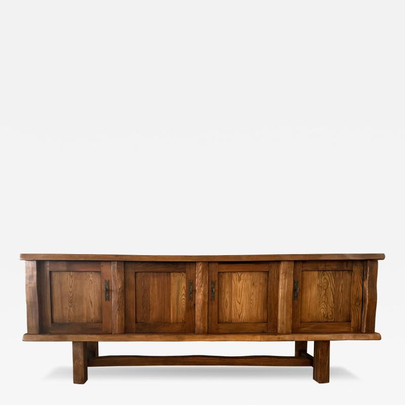 RUSTIC OAK CASE PIECE
