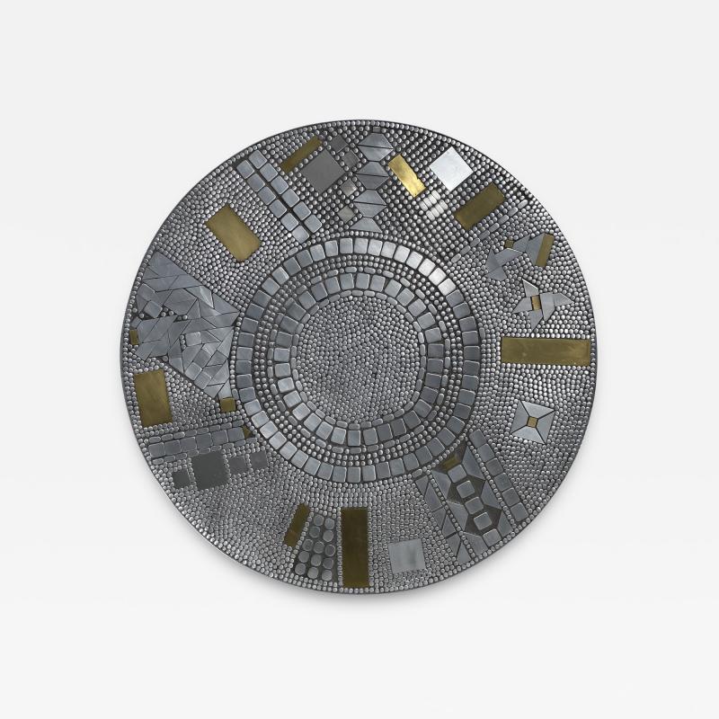 Raf Verjans Raf Verjans Brutalist Mosaic Round Coffee Table