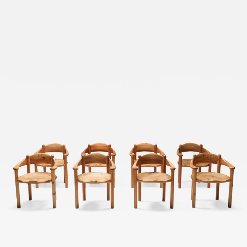 Rainer Daumiller Rainer Daumiller Pine Carver Chairs Denmark 1970s