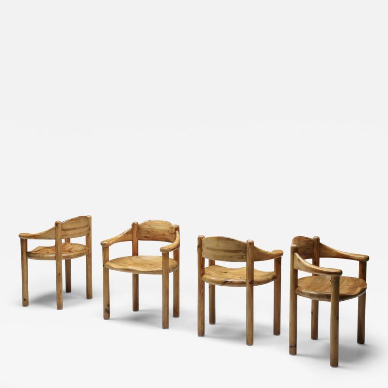 Rainer Daumiller Rainer Daumiller Pine Carver Dining Chairs