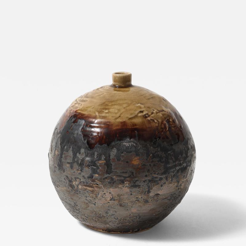 Raku Fired Vase