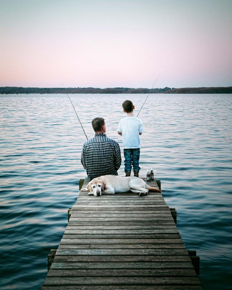 Randal Ford Fishing at Dusk