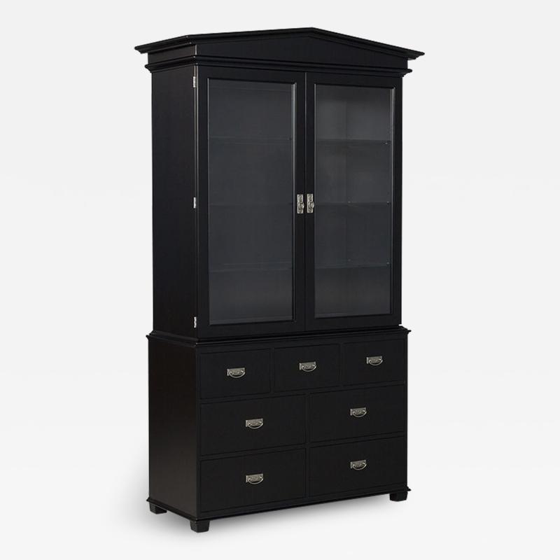Randal Tysinger Modern Ebonized China Display Cabinet