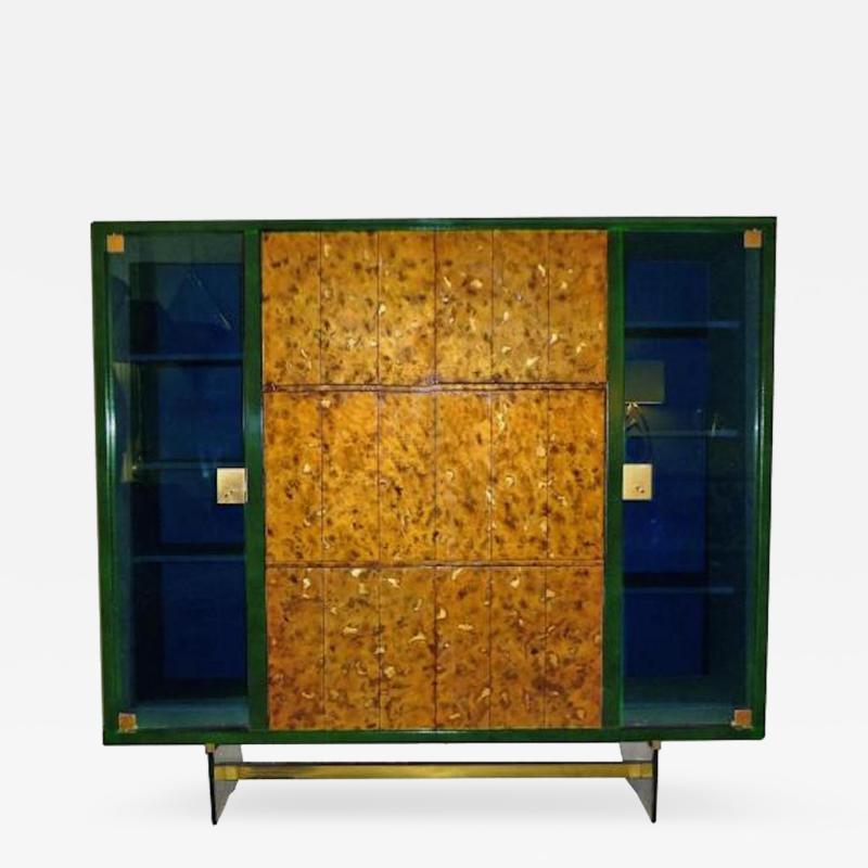 Raphael Raffel Raphael Rare Drop Front Libraire Cabinet in Original Lacquer France Circa 1962