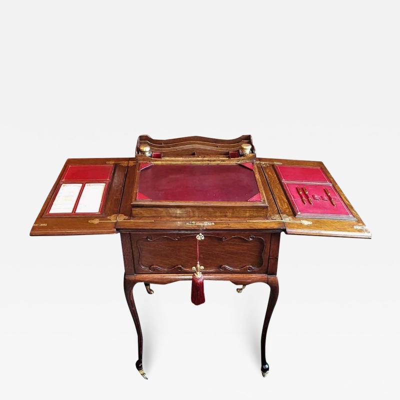 Rare 19th Century English Eclipse Patented Telescopic Desk