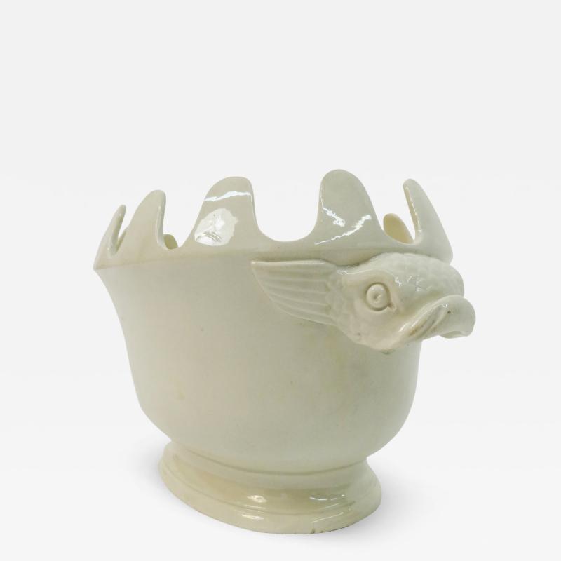 Rare Early 19th Century Choisy le Roi Montieth with Dolphin Handles