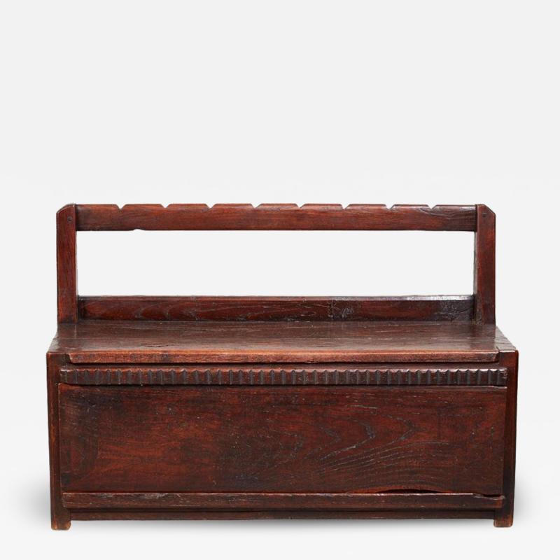 Rare Early 19th c Camargue Salt Bench