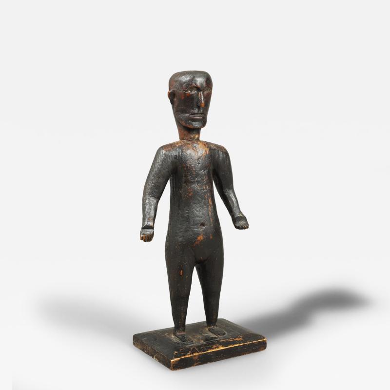 Rare Early Carved Full Length Figure