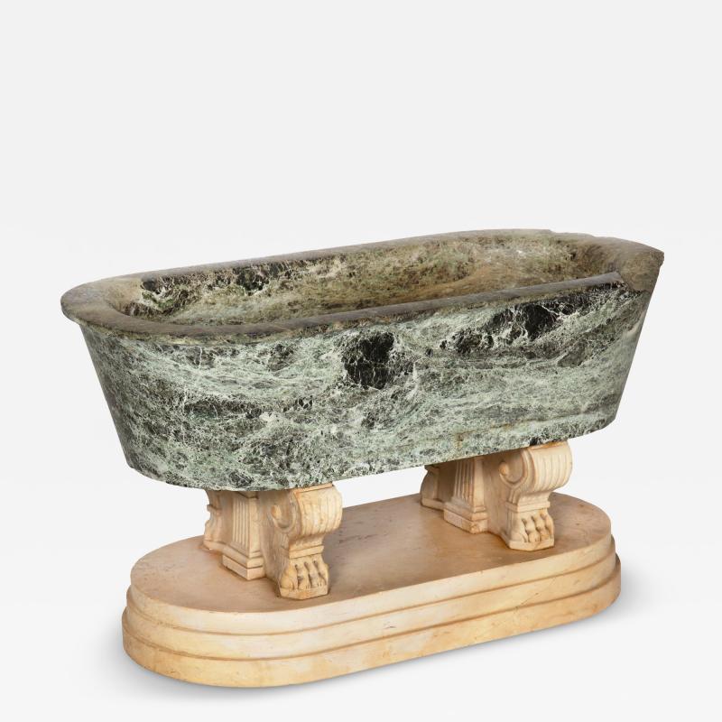 Rare Grand Tour Marble Basin Model of a Roman Bath ca 1810