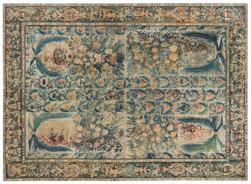 Rare Late 17th Century Tapestry Carpet
