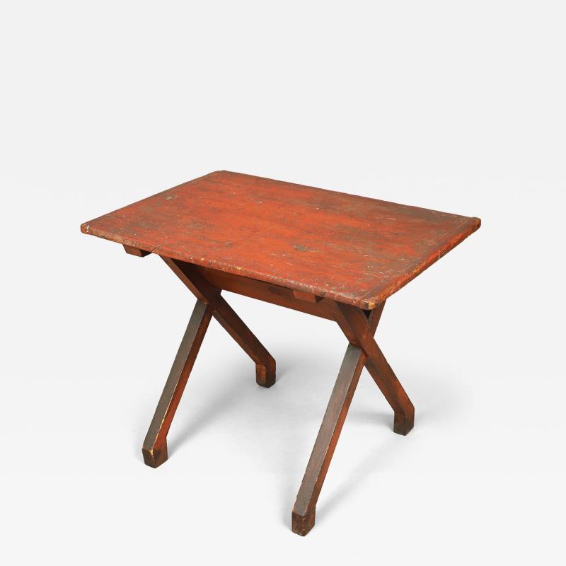Rare Saw Buck Table