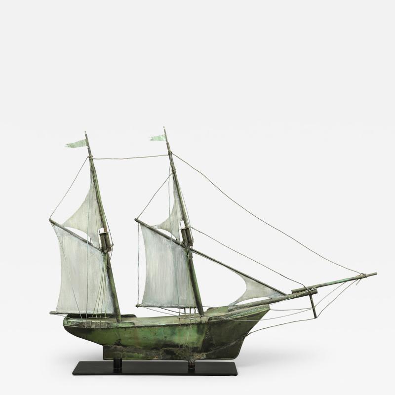 Rare Schooner Weathervane