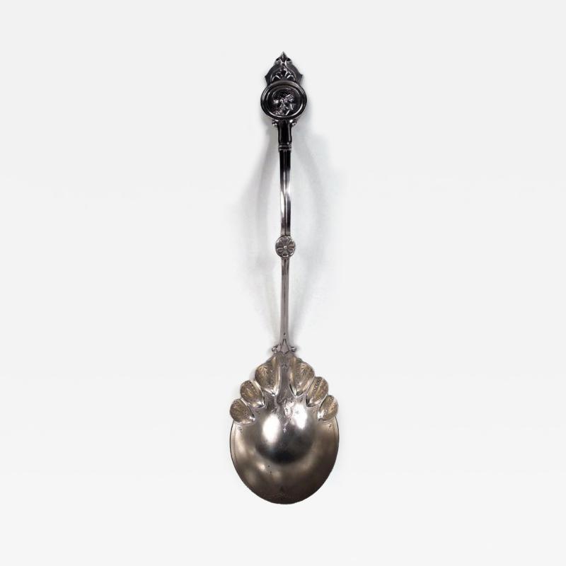 Rare Schulz Fischer San Francisco Medallion Coin Silver Soup Ladle