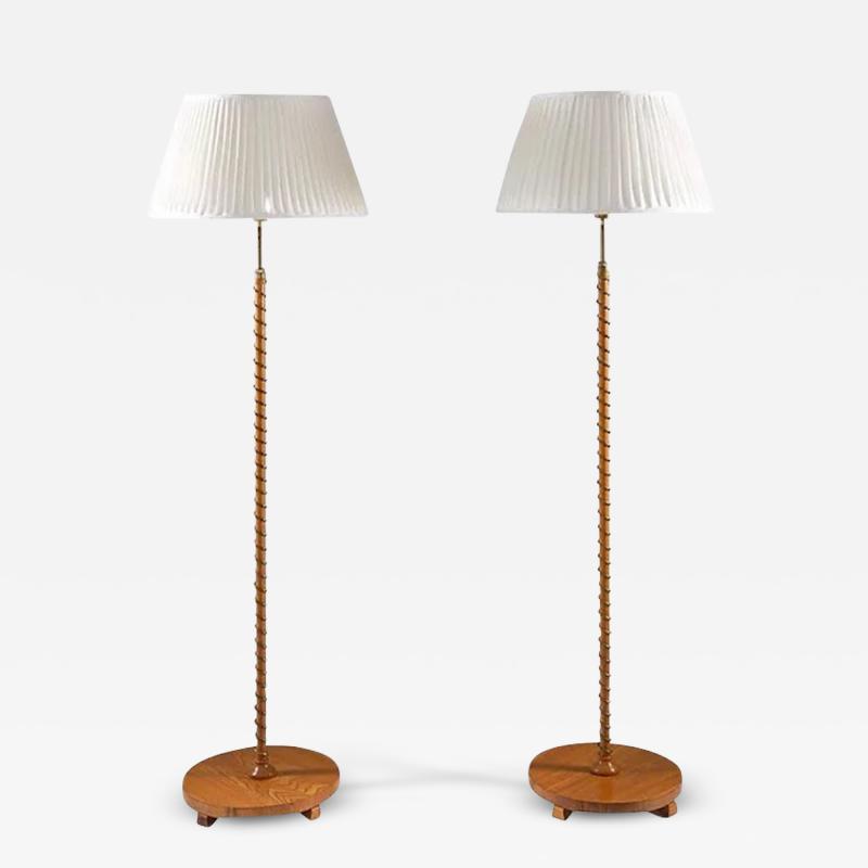 Rare Swedish Modern Floor Lamps 1940s