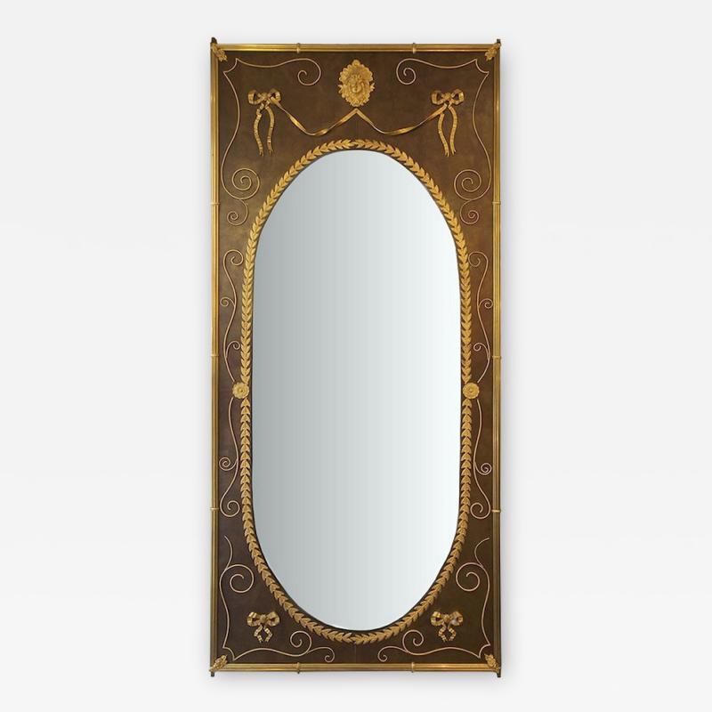 Rare and Important Woodwork Mirror in Louis XVI style circa 1880
