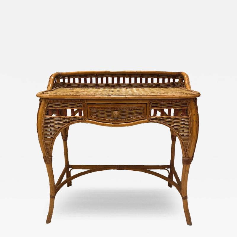 Rattan Desk