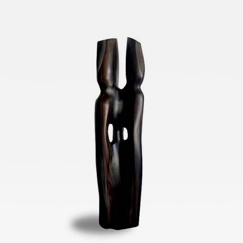 Raul Varnerin Vintage Abstract Sculpture of two combined figures