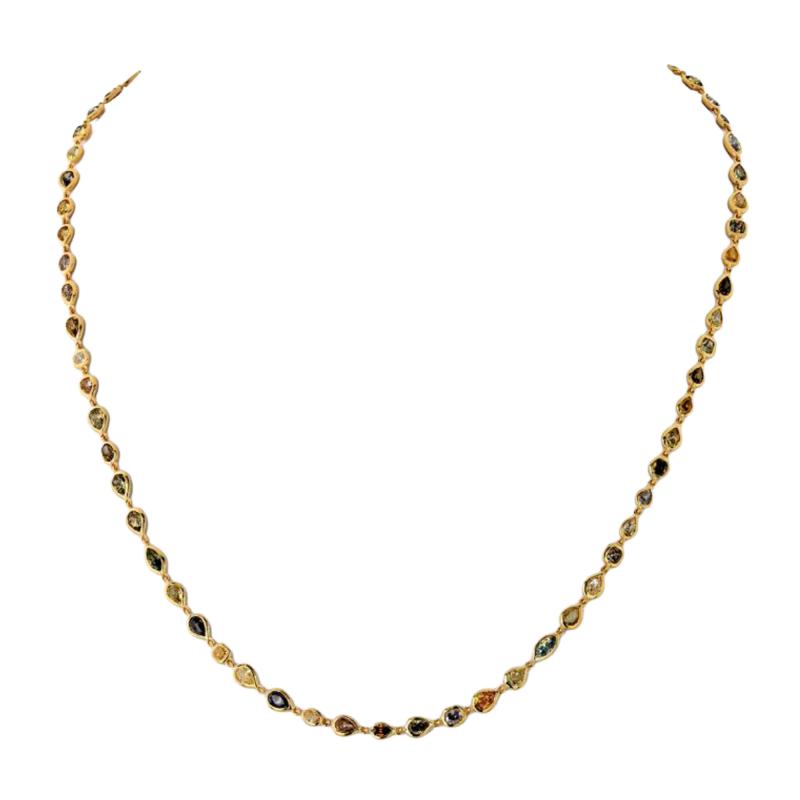 Raymond C Yard FancyColor 18K Yellow Gold All natural multicolor fancy and white Diamonds