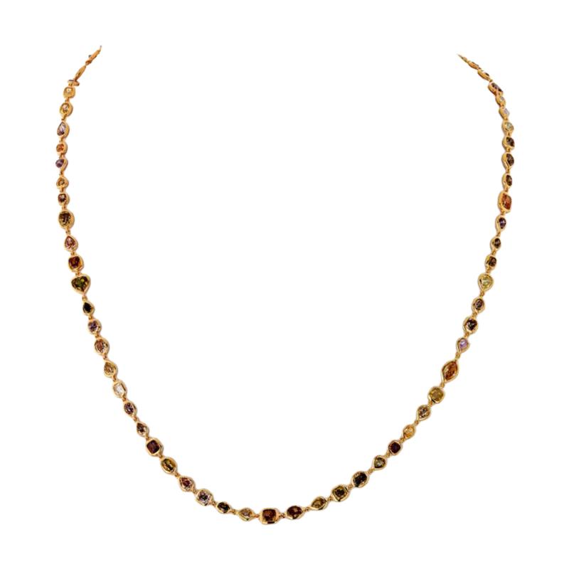 Raymond C Yard Fancycolor 18K Yellow Gold 10 50 carat Fancy And White Color Diamonds