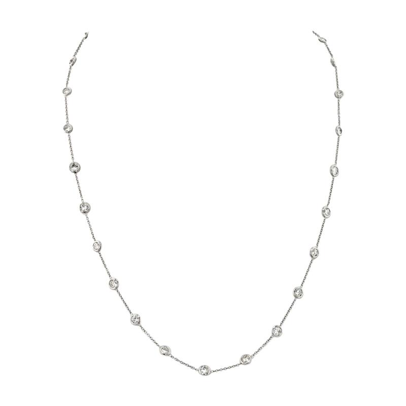 Raymond C Yard Platinum 3 22cttw 25 Round Diamond By The Yard Chain Diamonds by the Yard