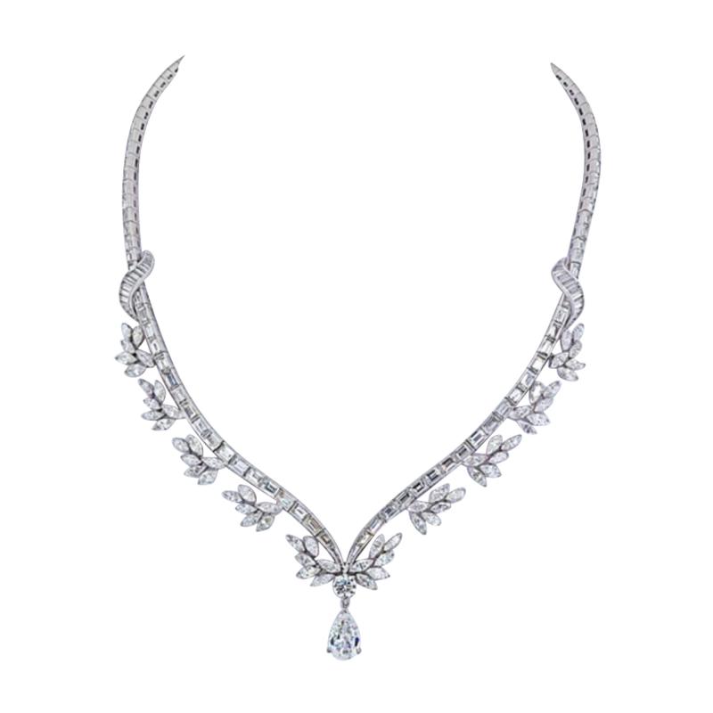 Raymond C Yard RAYMOND C YARD PLATINUM PS 1 89CT D SI1 GIA NECKLACE