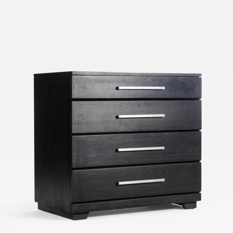 Raymond Loewy Raymond Loewy for Mengel Ebonized Four Drawer Dresser USA c 1950s