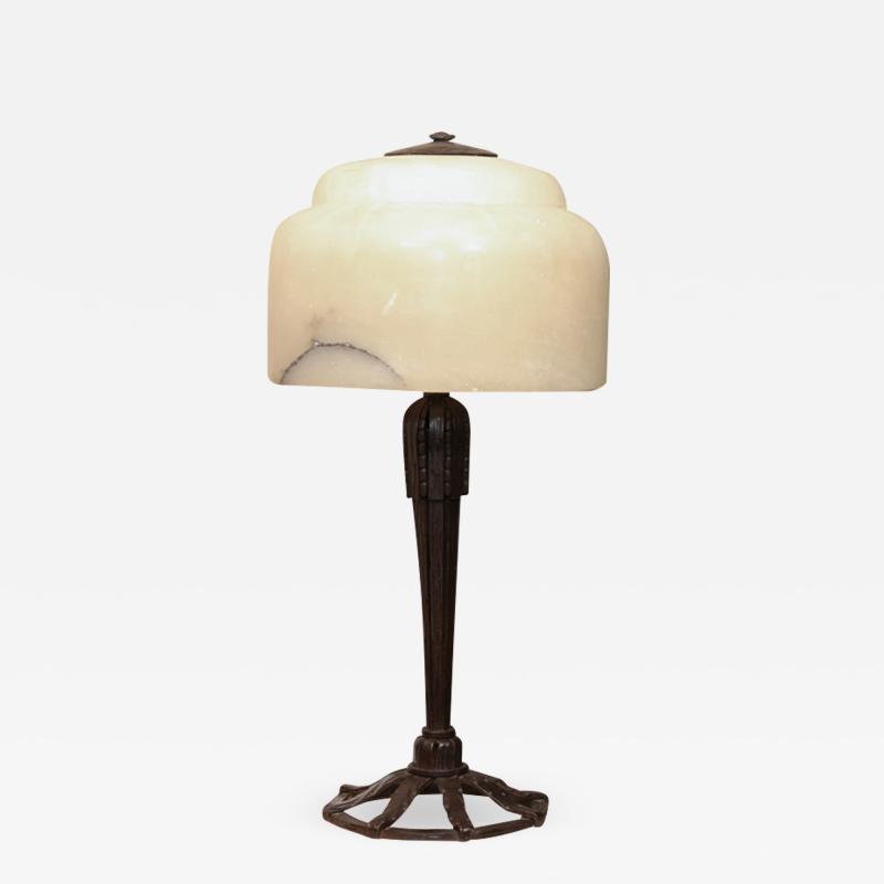 Raymond Subes Art Deco Table Lamp by RAYMOND SUBES