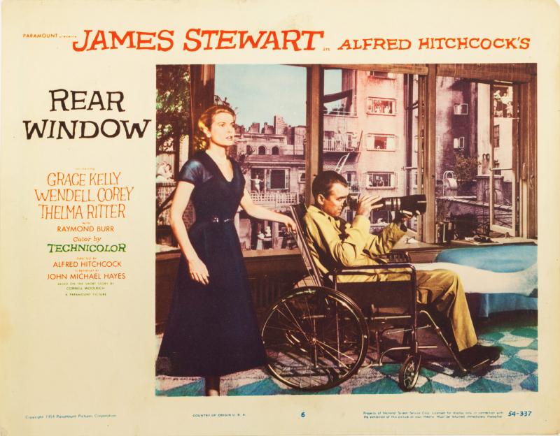 Rear Window 1954 Vintage Lobby Card 1