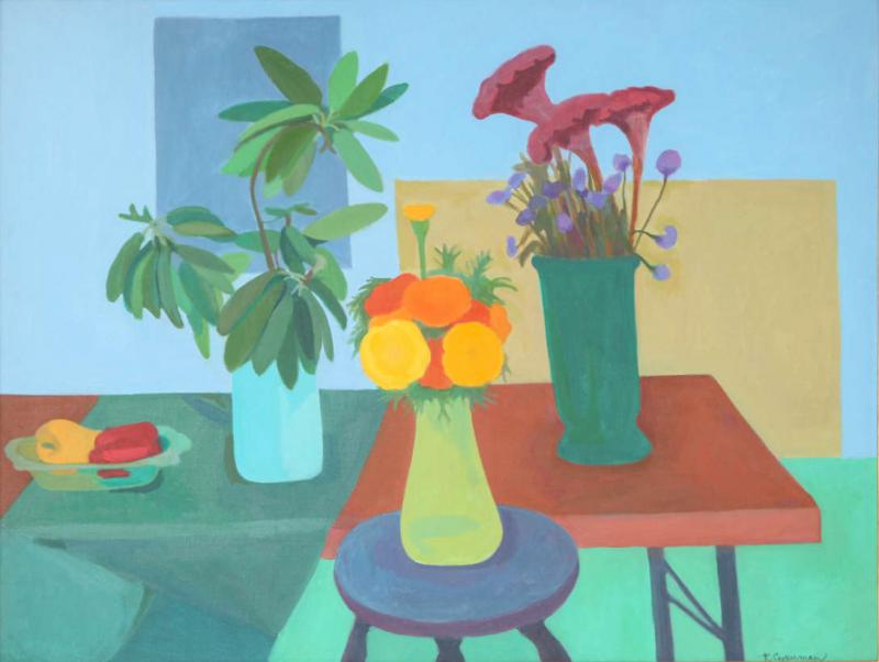 Rebecca Cooperman by Aspects of Flowers Oil on Canvas
