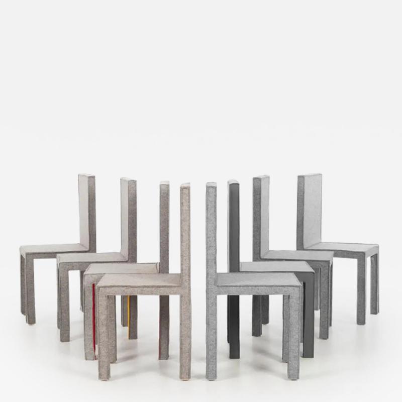 Reed and Delphine Krakoff Rkdk Dining Chairs Set of Eight