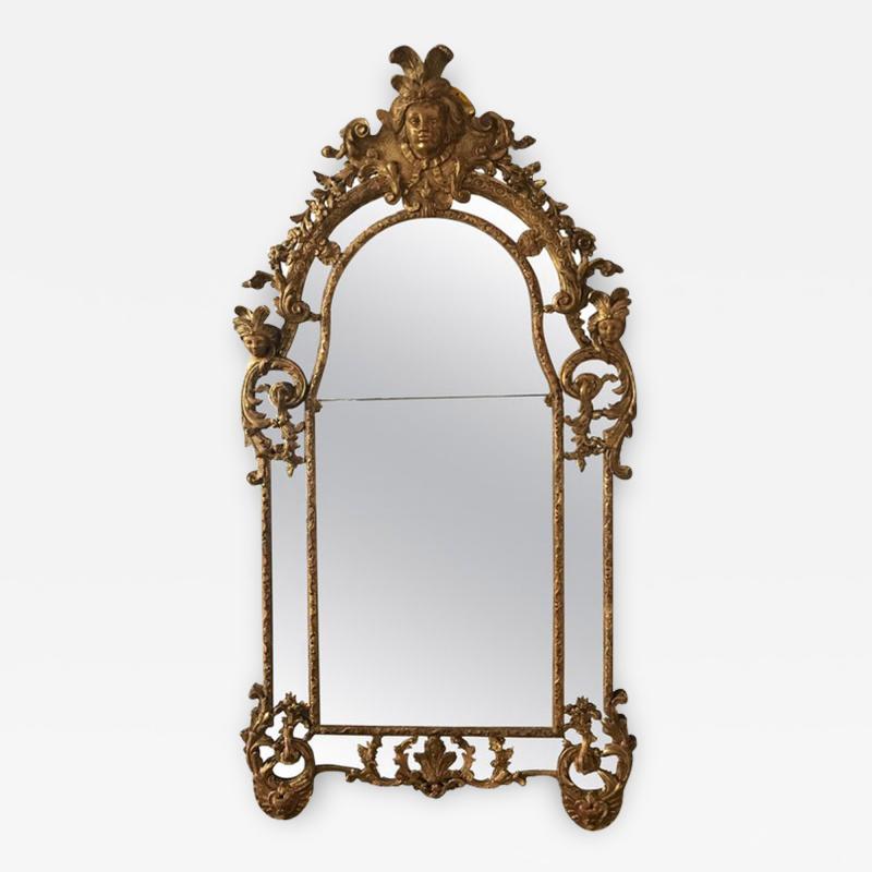 Regence Gilt Beechwood Mirror circa 1720