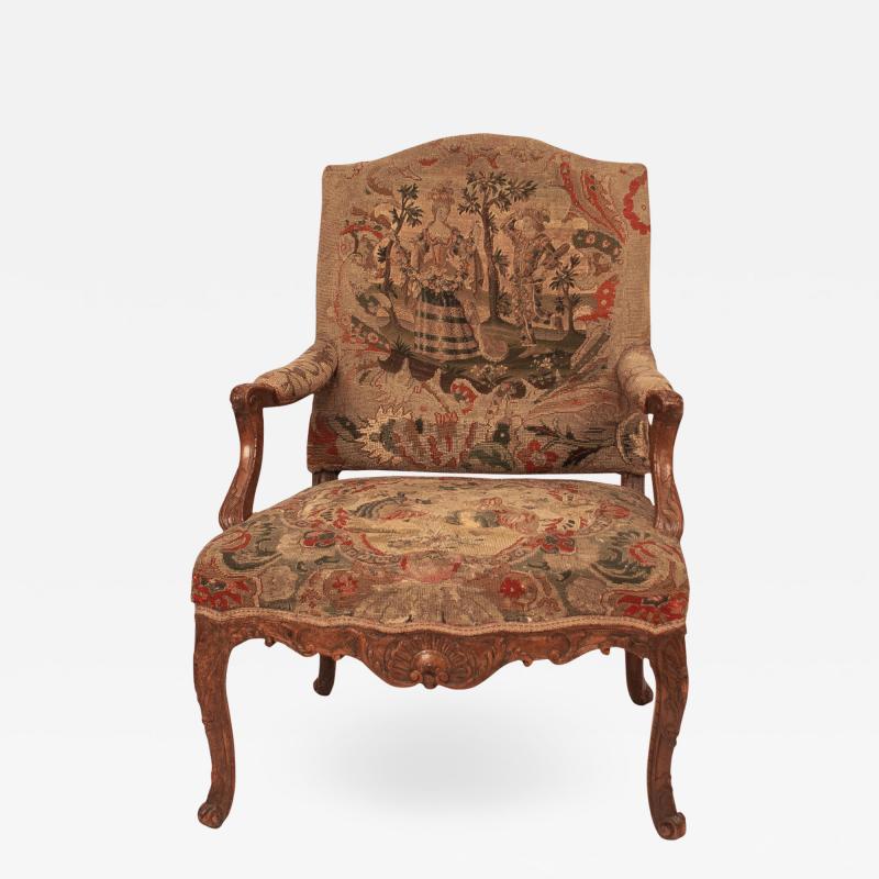 Regence Large Provincial Armchair France circa 1720