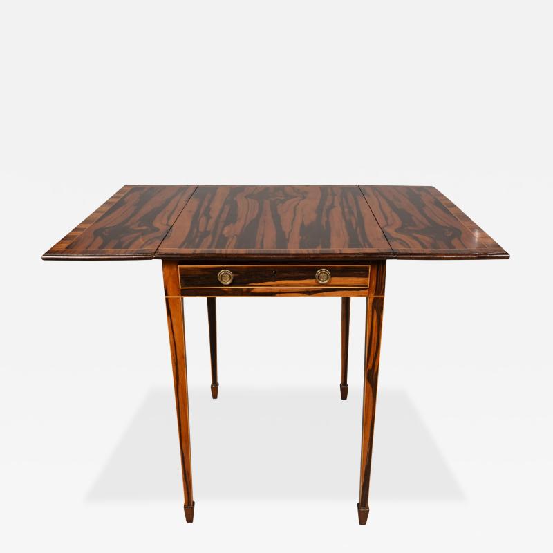 Regency Calamander Pembroke Table