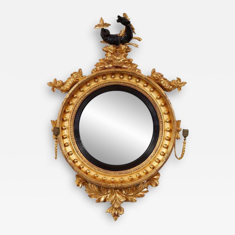 Regency Convex Mirror by Thomas Fentham