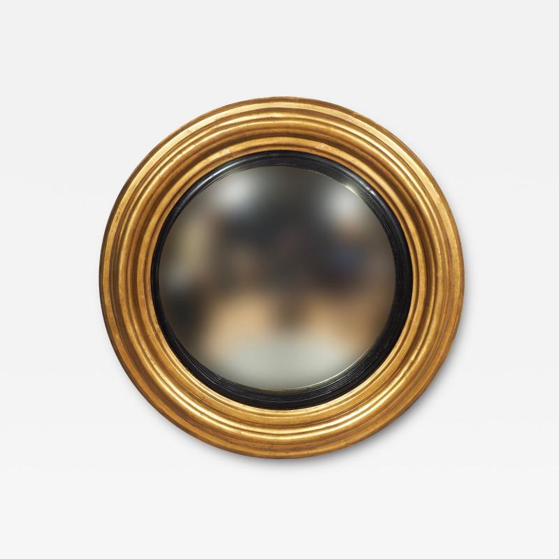 Regency Giltwood Convex Mirror