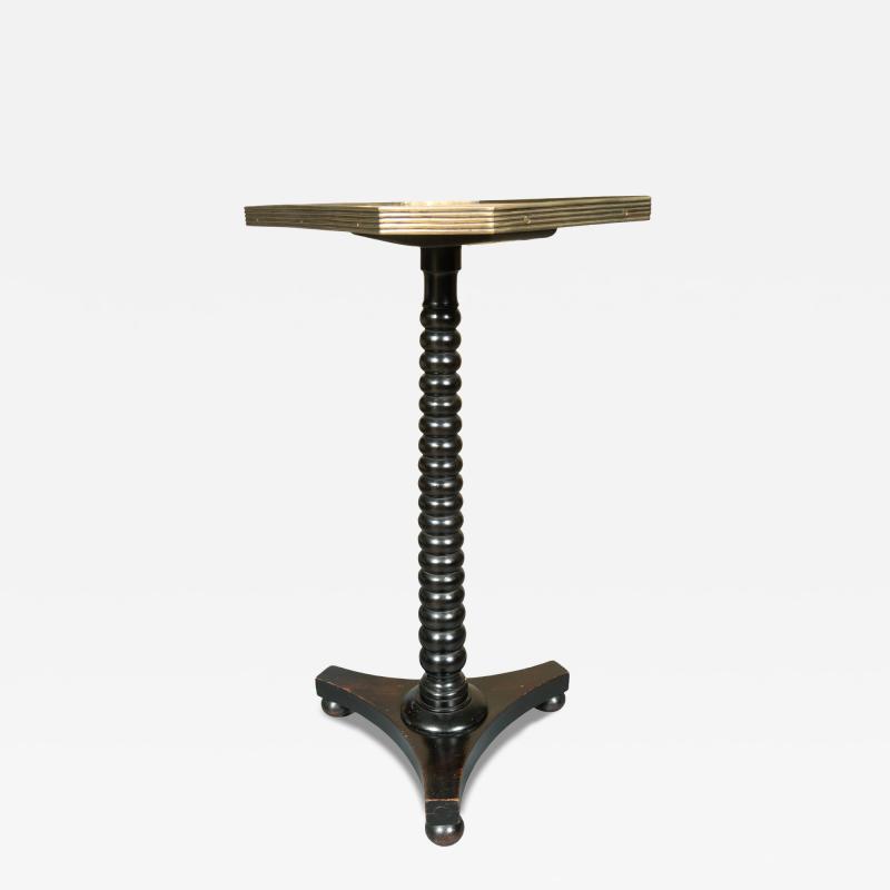 Regency Mahogany And Japanned Candlestand