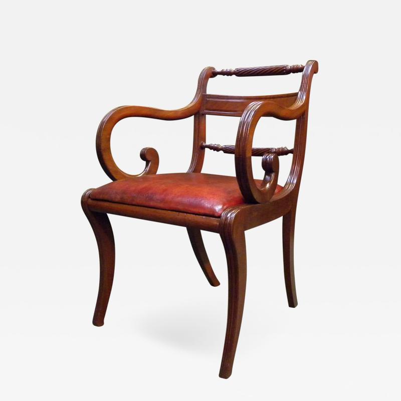 Regency Mahogany Armchair