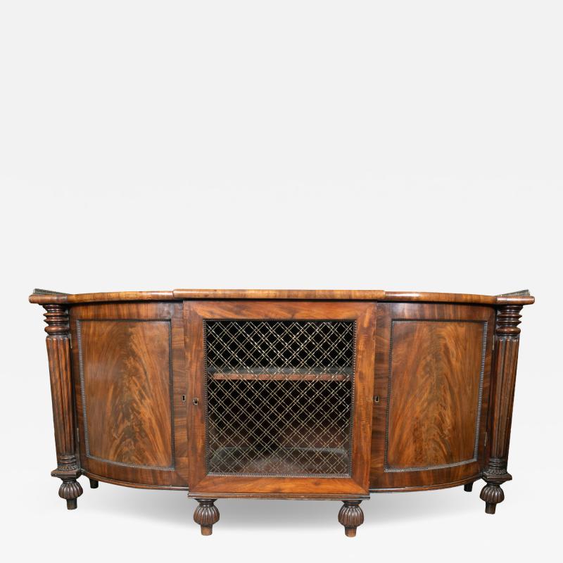 Regency Mahogany Bowfront Credenza
