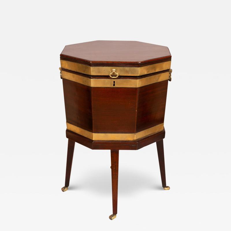 Regency Mahogany Brass Bound Cellarette