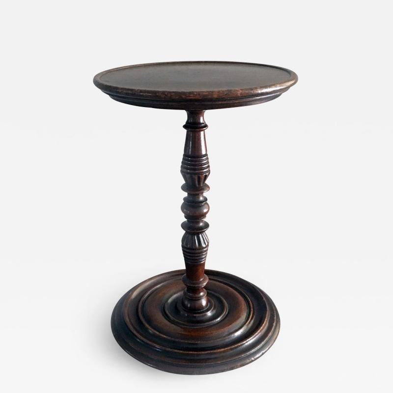 Regency Mahogany Table Top Candle Stand