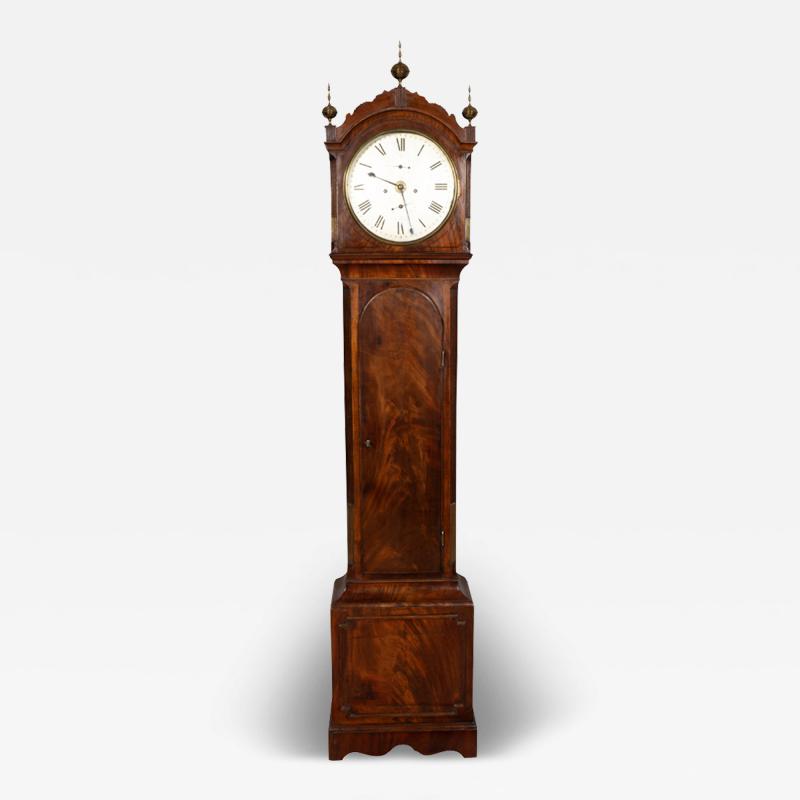 Regency Mahogany Tall Case Clock by W Ashford London