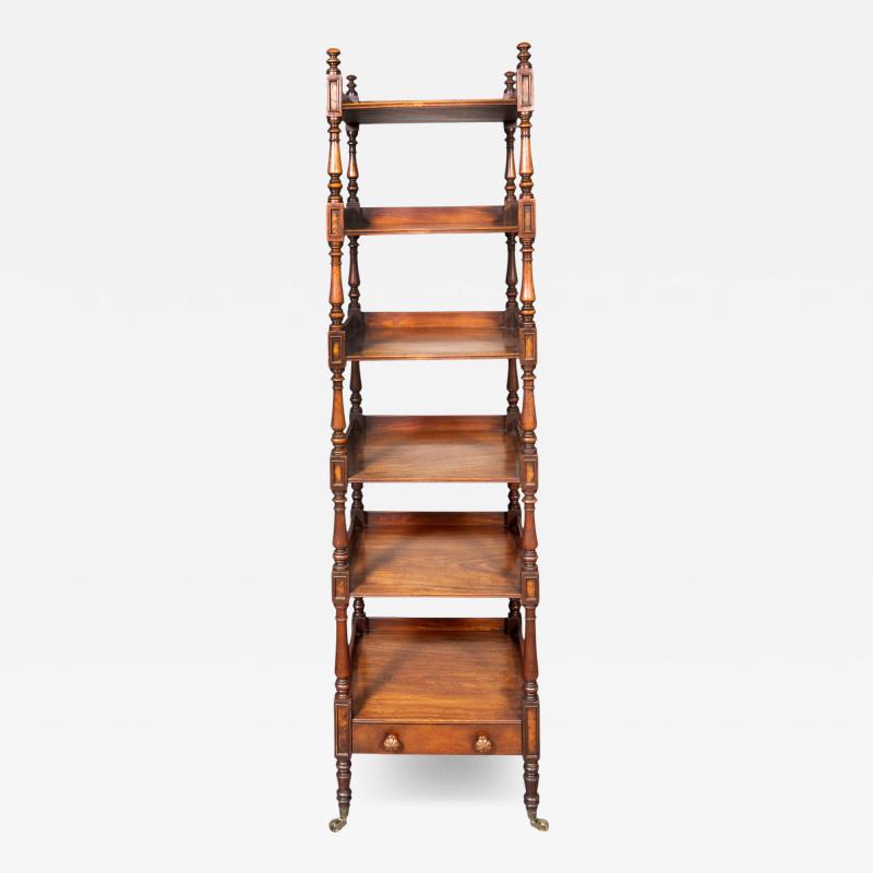 Regency Mahogany Whatnot