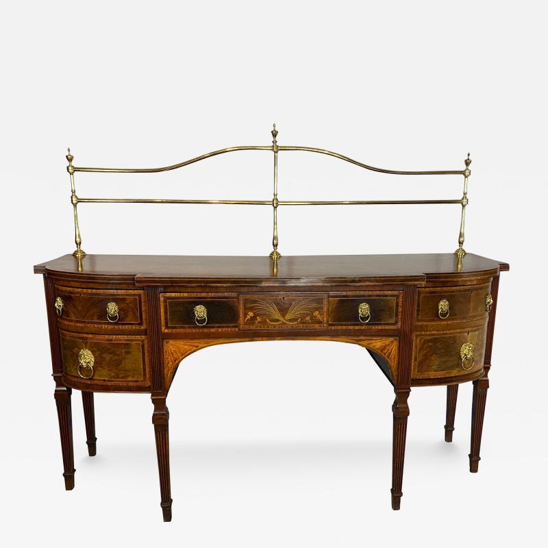 Regency Mahogany and Inlaid Sideboard