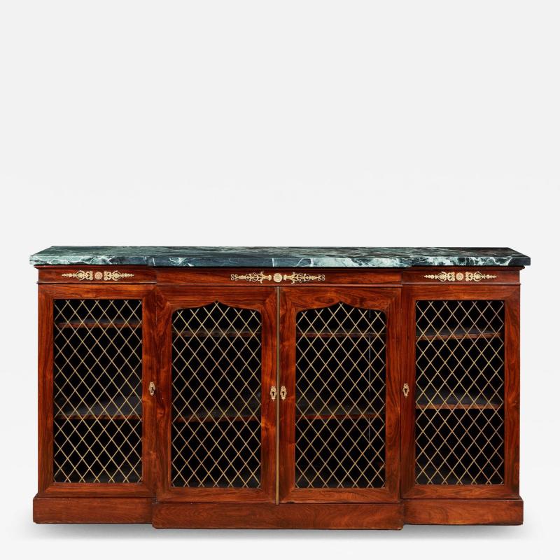 Regency Marble Top Credenza c 1825