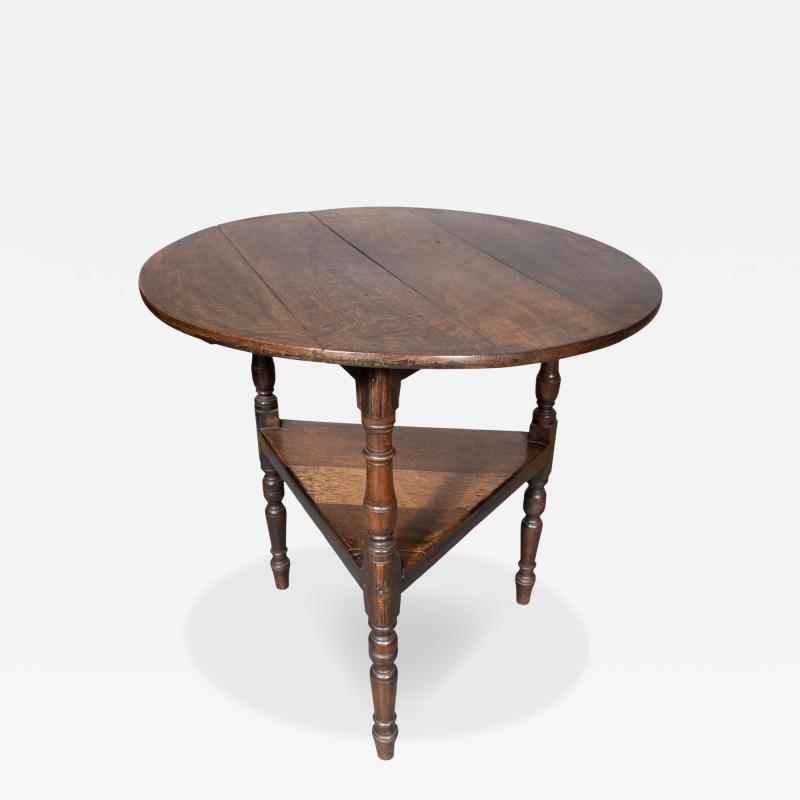Regency Oak Cricket Table