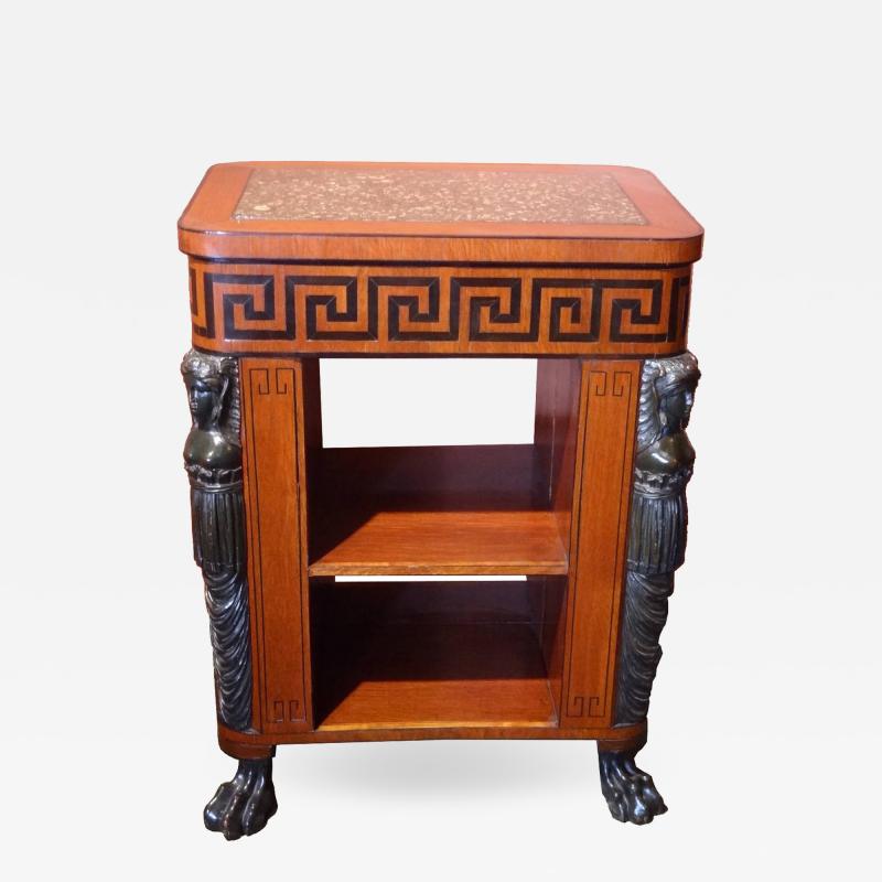 Regency Period Center Table Bookcase