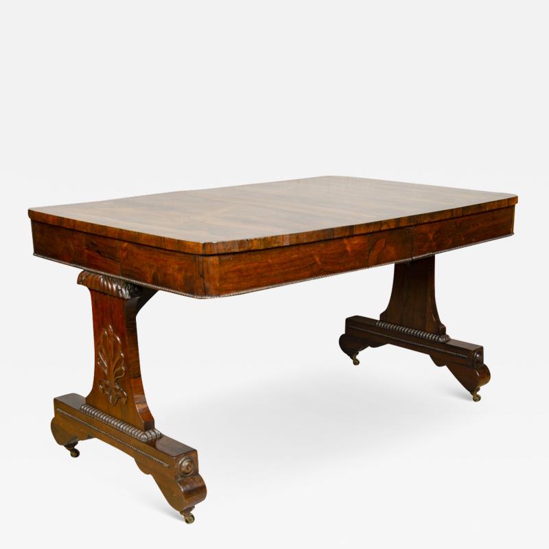 Regency Rosewood Library Table