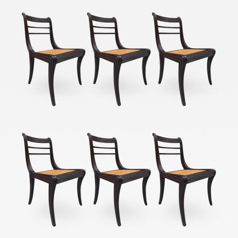 Regency Style Mahogany Dining Chairs